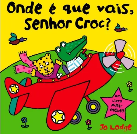 Capa do livro 'Onde é que vais, Senhor Croc?'