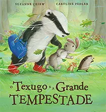 Capa do livro 'O Texugo e a Grande Tempestade'