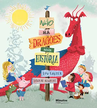 Capa do livro 'Não há Dragões nesta História!'