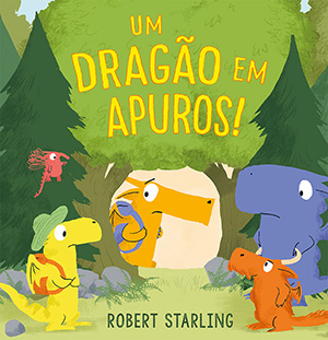 Capa do livro «Um Dragão em Apuros»