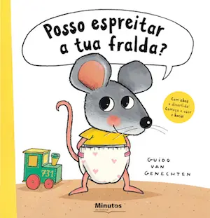 Capa do livro 'Posso espreitar a tua fralda?'