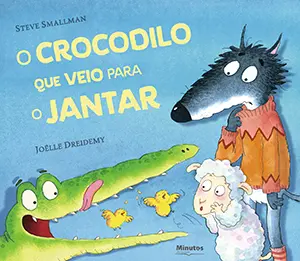 Capa do livro 'O crocodilo que veio para o jantar'