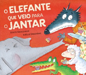 Capa do livro «O elefante que veio para o jantar»