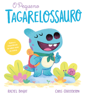 Capa do livro «O Pequeno Tagarelossauro»