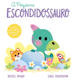 Capa do livro «A Pequena Escondidossauro»