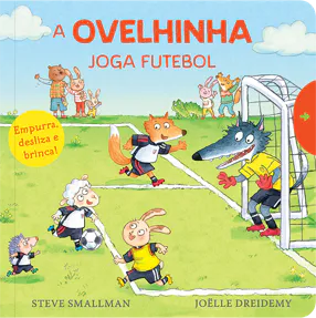 Capa do livro 'A Ovelhinha joga futebol'